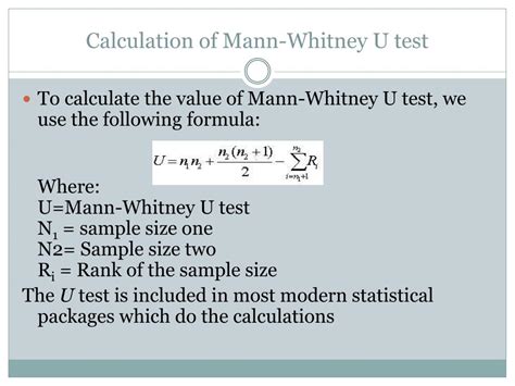 mann whitney u test calculator.